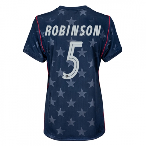Billige Fotballdrakt Forente stater Antonee Robinson #5 Replika Bortedrakt Dame VM 2026 Kortermet Billige Fotballdrakt Forente stater Antonee Robinson #5 Replika Bortedrakt Dame VM 2026 Kortermet